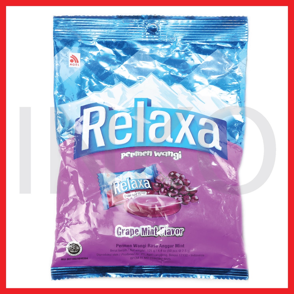 

RELAXA PERMEN WANGI GRAPE MINT FLAVOR 50X2.5GR