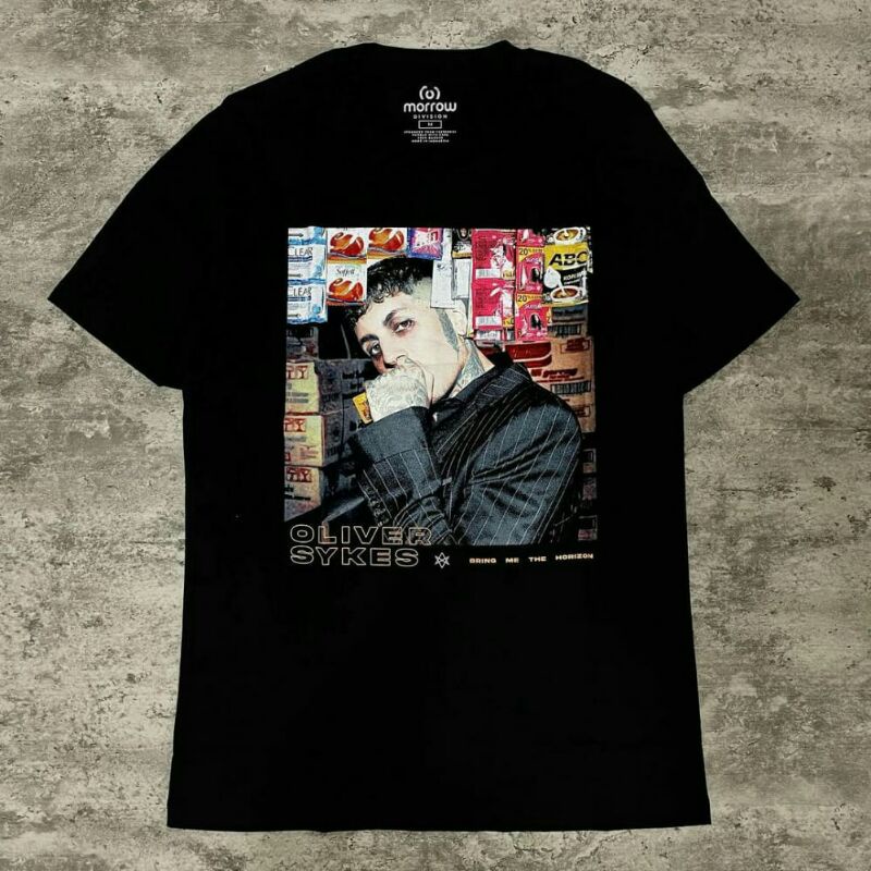 Oliver Sykes - Bring Me The Horizon Tshirt Black Tees