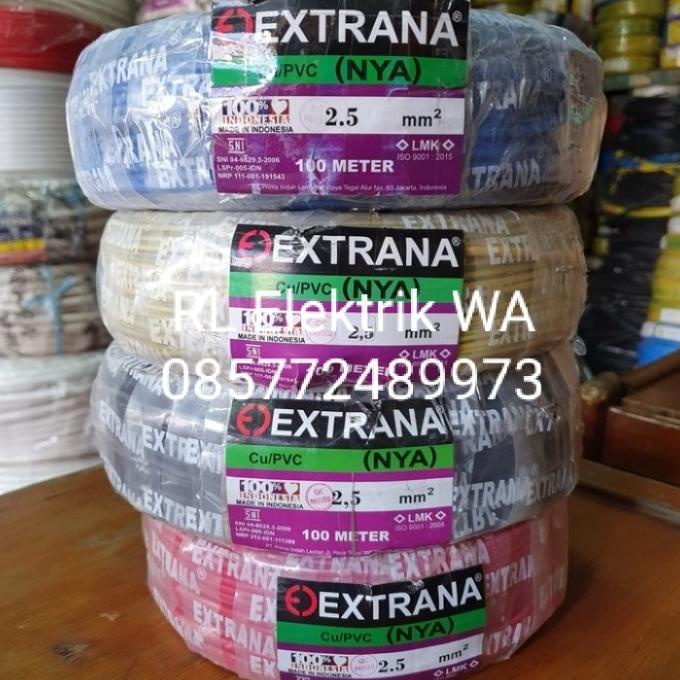 

Extrana Nya 2.5 Mm Tunggal 100 Meter / Rol