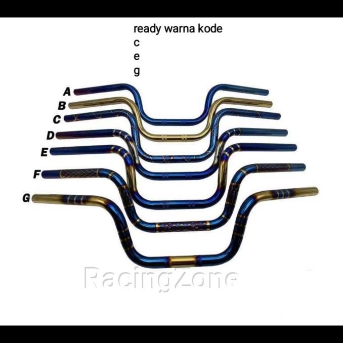 Stang Fatbar Twotone - Blue XXX Pcx - Nmax - Xride - Vixion Old DLL racingzon4 Murah