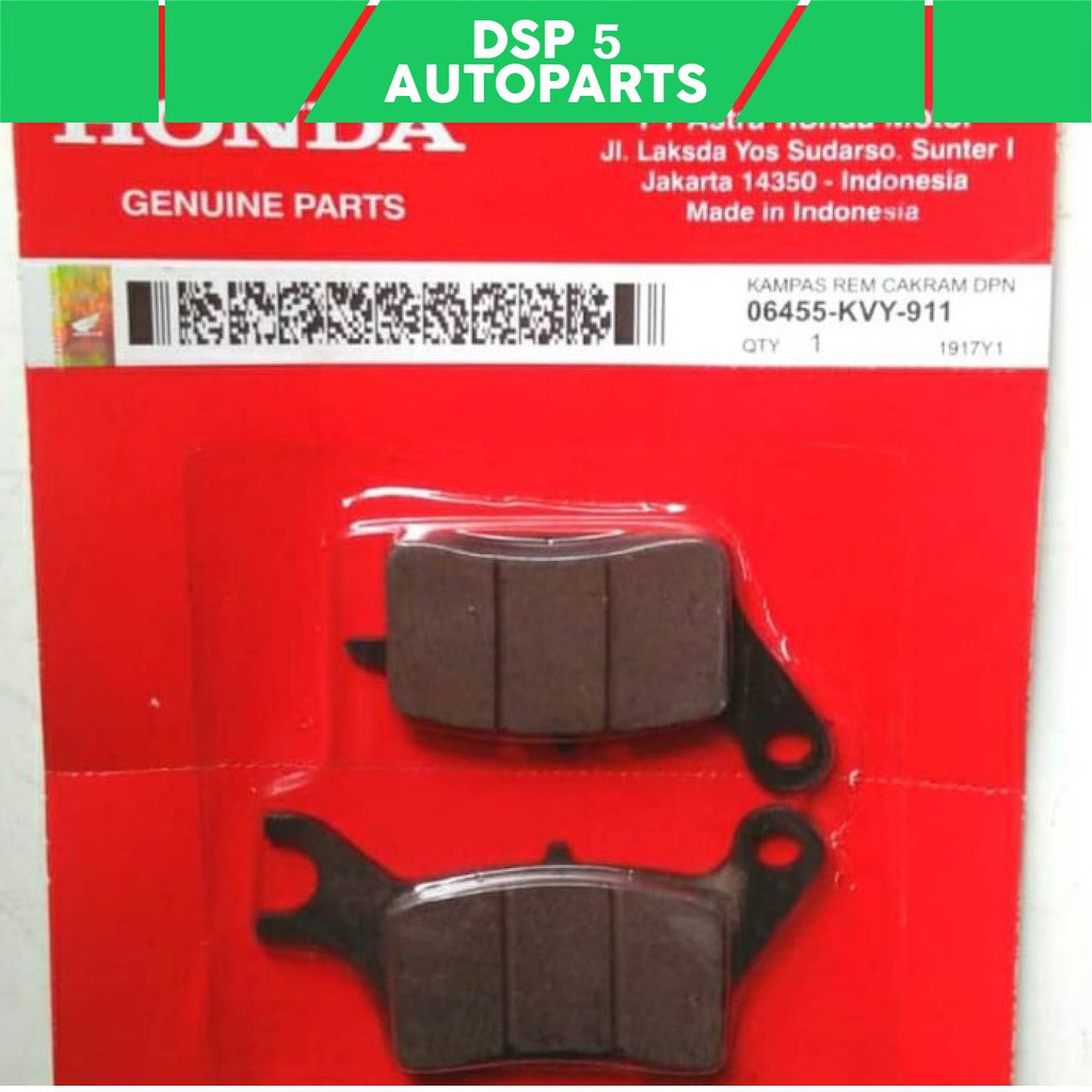 KAMPAS REM DEPAN HONDA BEAT KARBU BARANG ORI HGP