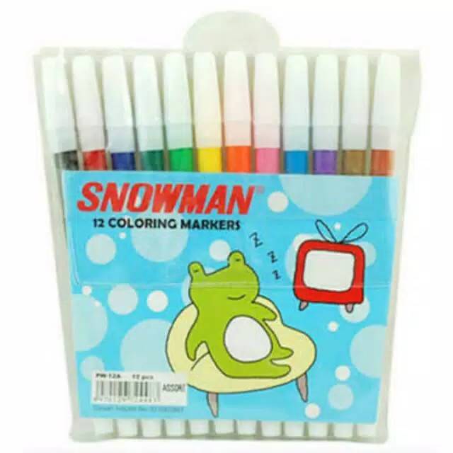 

Spidol 12warna Snowman