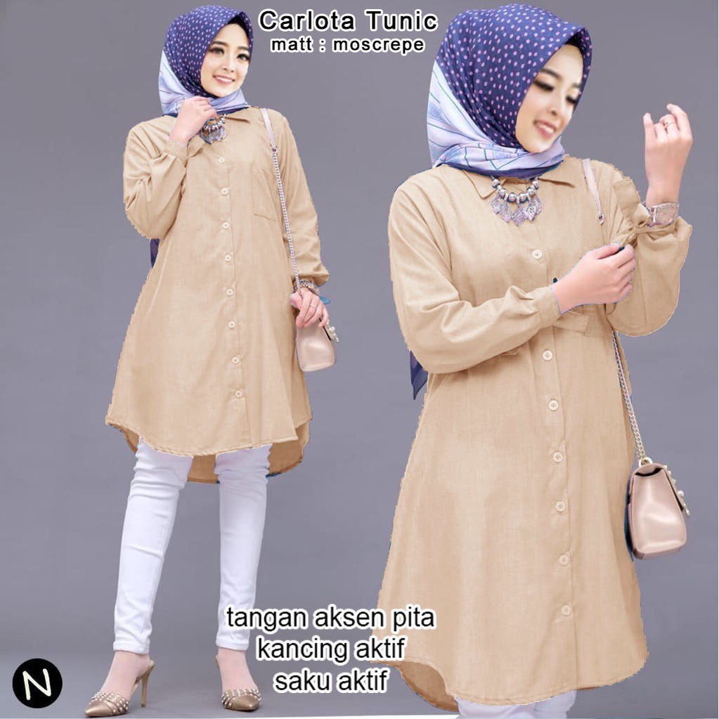 CTN Baju muslim Tunic CARLOTA best seller