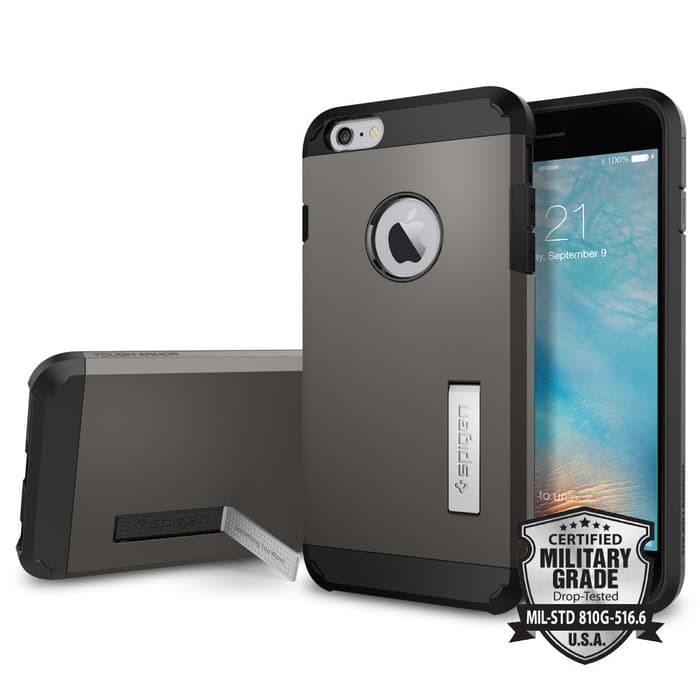 SPIGEN Tough Armor iPhone 6 Plus / 6s Plus Case [Gunmetal]