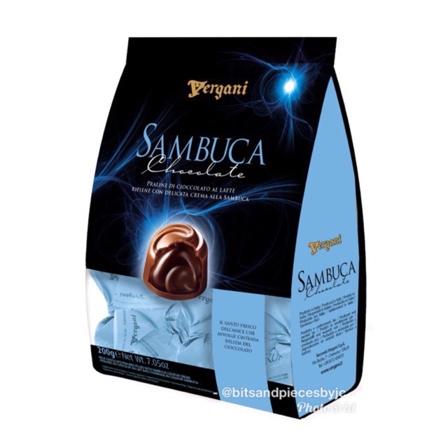 Cokelat Italy Vergani Sambuca Chocolate