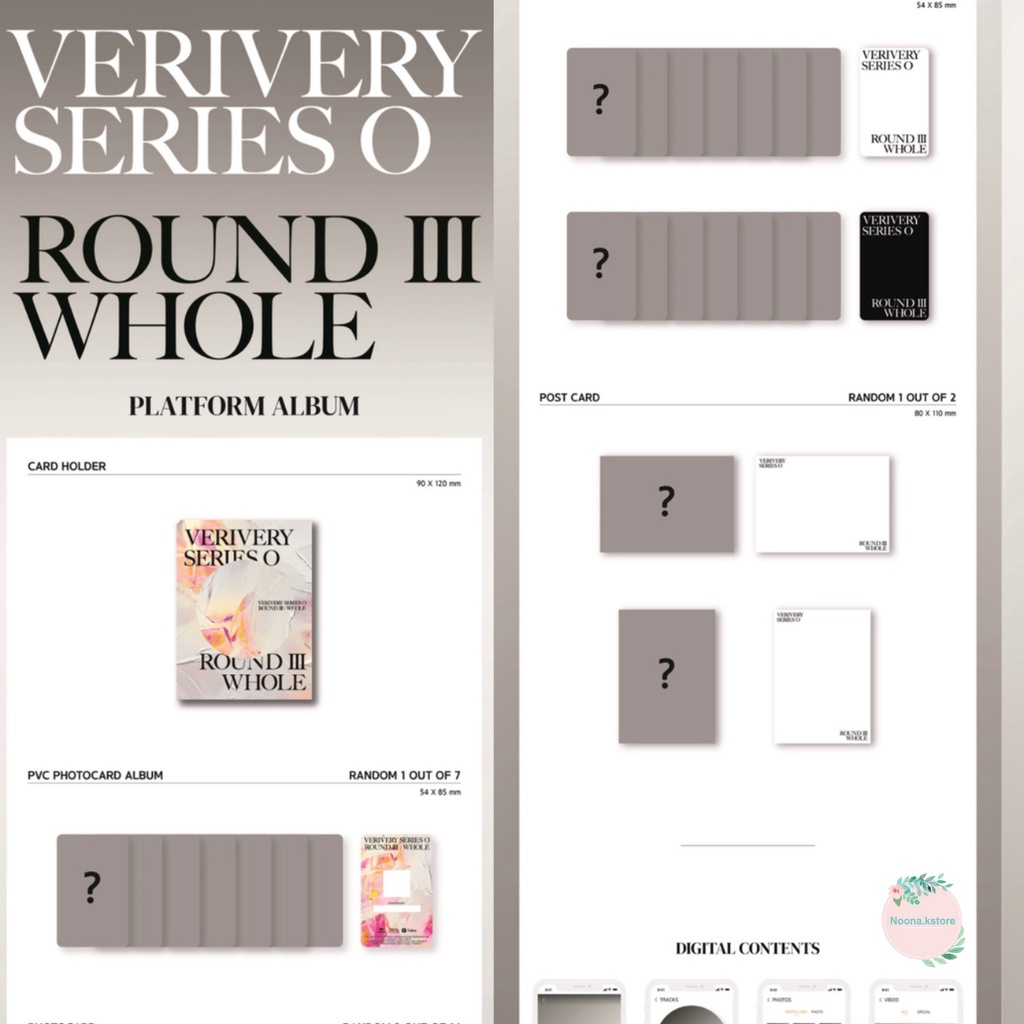 [PO] VERIVERY Vol.1 VERIVERY SERIES ‘O’ - ROUND 3 : WHOLE (Platform Album Ver.)