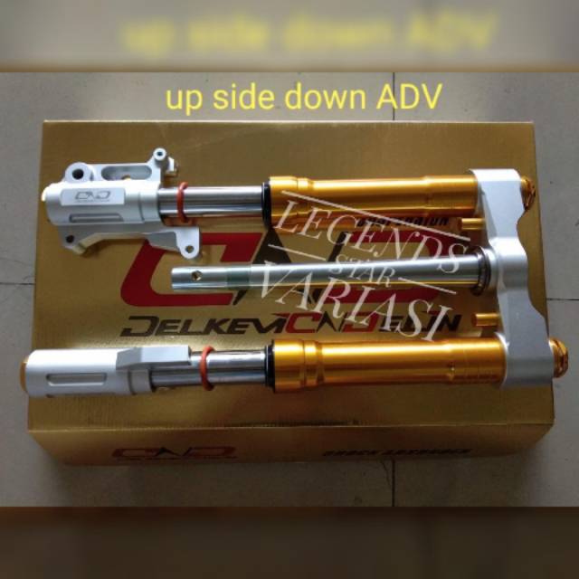 Usd up side down Honda ADV 150 merk delkevic