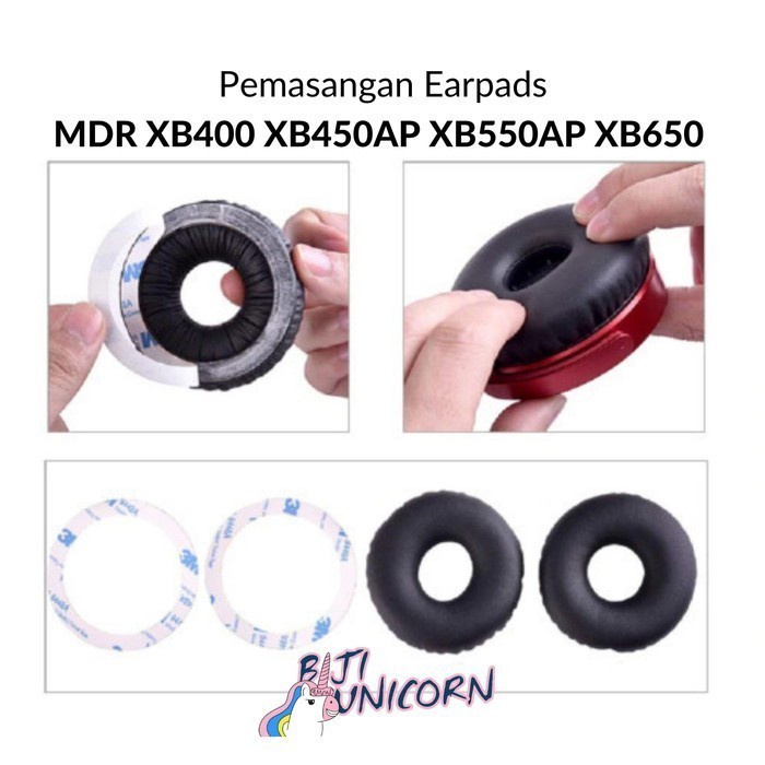 Earcup Earpad Ear Cushion Cushion Sony MDR XB450AP XB550 XB650 XB 450 550 650