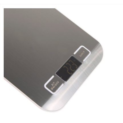 TOSERBA_EMAK -  Taffware Digipounds Timbangan Dapur Digital Kitchen Scale 5kg 1g - Z1S - Silver