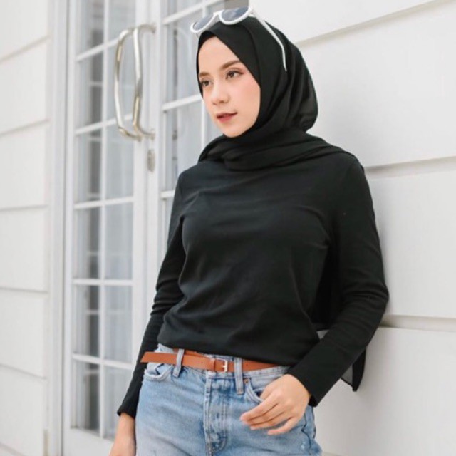 MANSET WANITA /Kaos  inner manset wanita / Dalaman manset wanita muslim/atasan wanita polos panjang