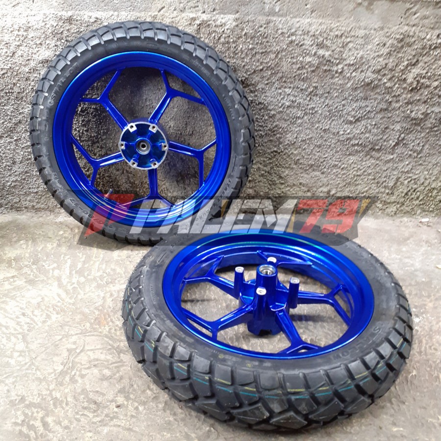 Wheelset KLX 150 S L BF Dtracker Velg Racing Paket Ban Semi Enduro