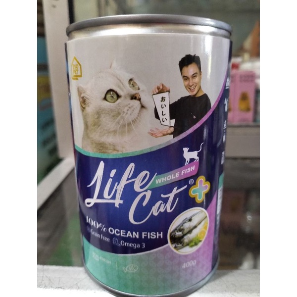 LIFE CAT (+) 400 Gram - Makanan Kucing Basah