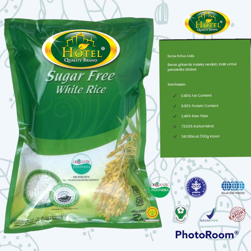 

Sugarfree rice ( Beras hotel organik untuk diabetes)