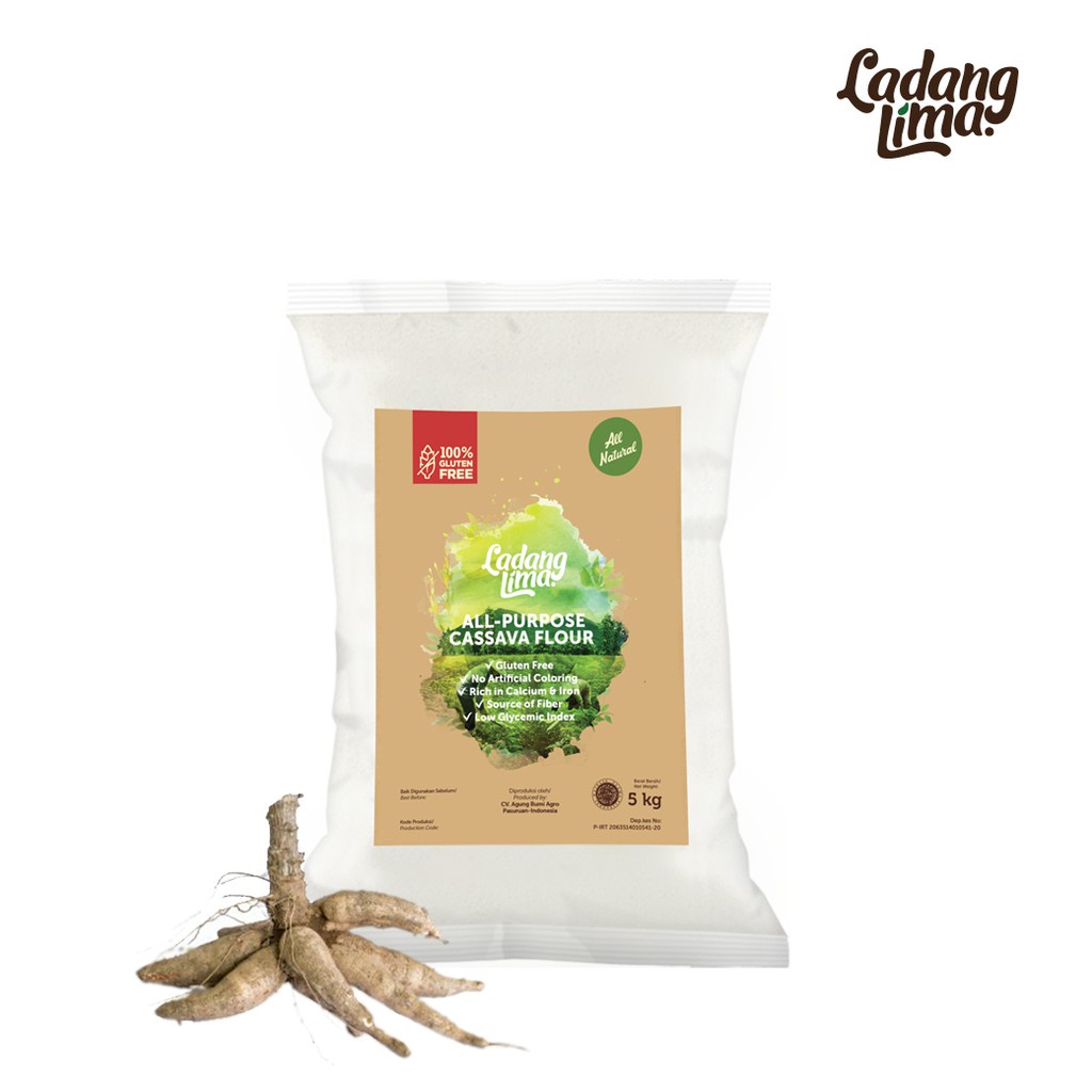 Ladang Lima, Gluten Free Cassava Flour 5 kg