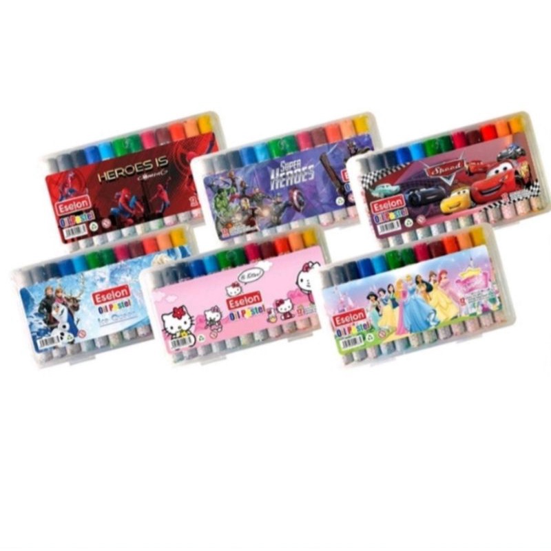 

Crayon/pastel warna oil pastel Isi 12 pcs/12 warna
