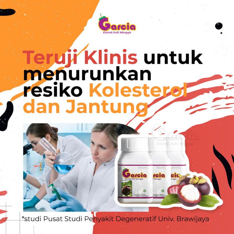 GARCIA EKSTRAK KULIT MANGGIS ISI 60 KAPSUL - ED 03/2026