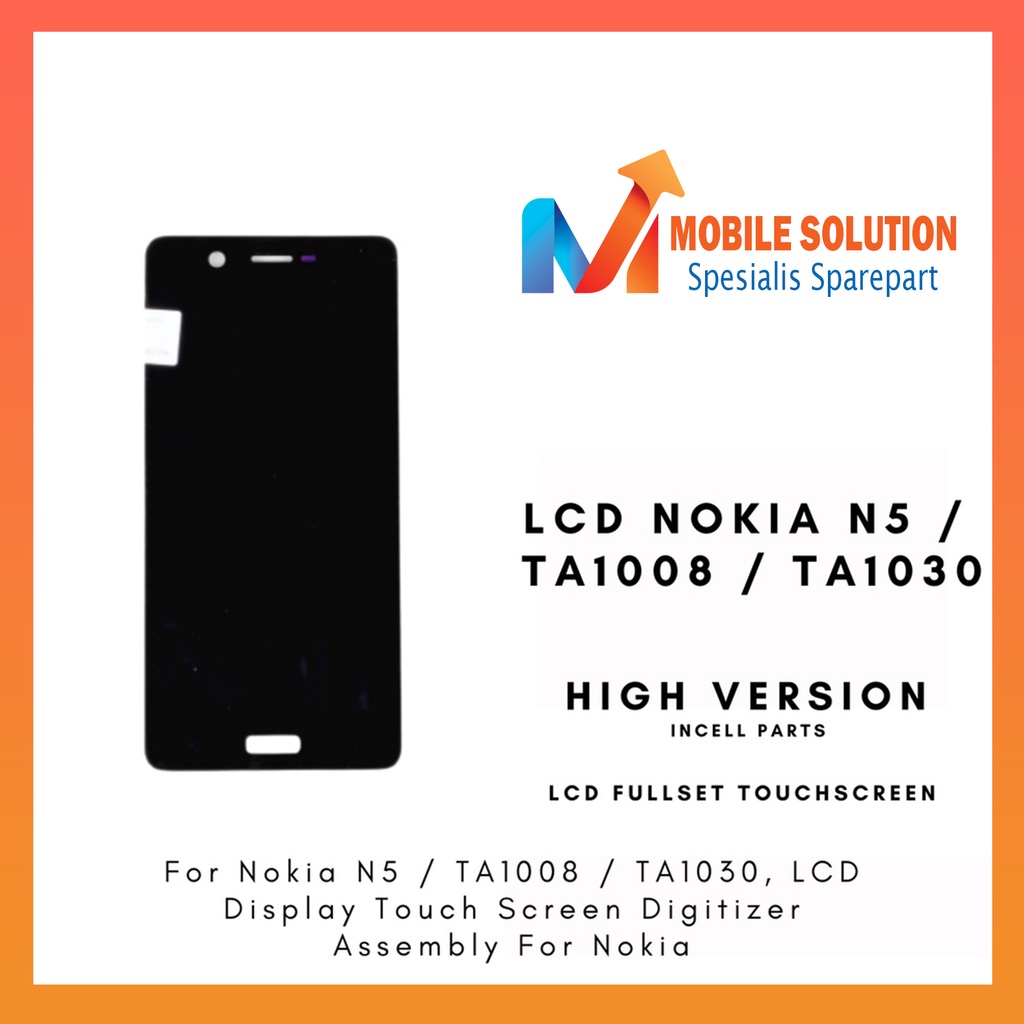 Grosir LCD Nokia N5  LCD Nokia TA1008  LCD Nokia TA1030 ORIGINAL 100% Fullset Touchscreen Garansi 1 Bulan + Packing / Bubbel