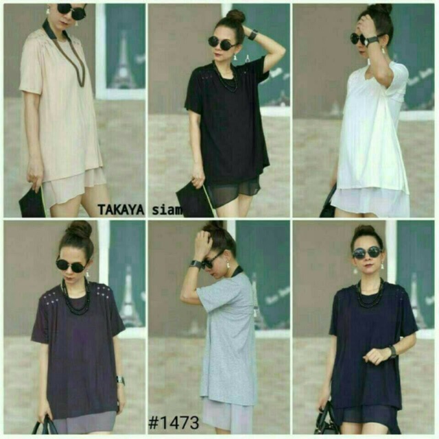 Dress Midi Import Bahan Kaos Katun