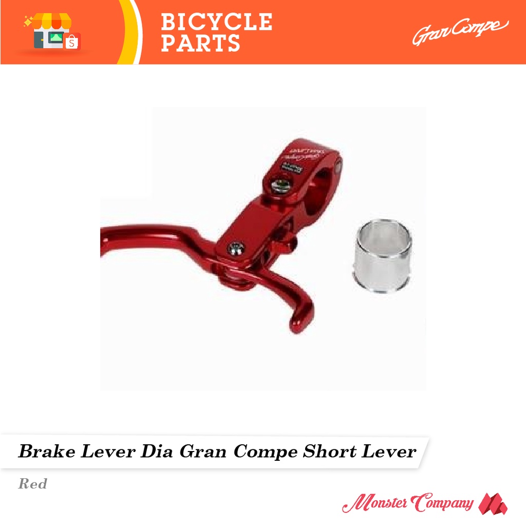 Brake Lever Dia Gran Compe Short Lever RED