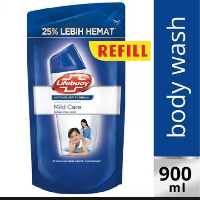 Lifebuoy body wash 825ml mild care (JUMBO)