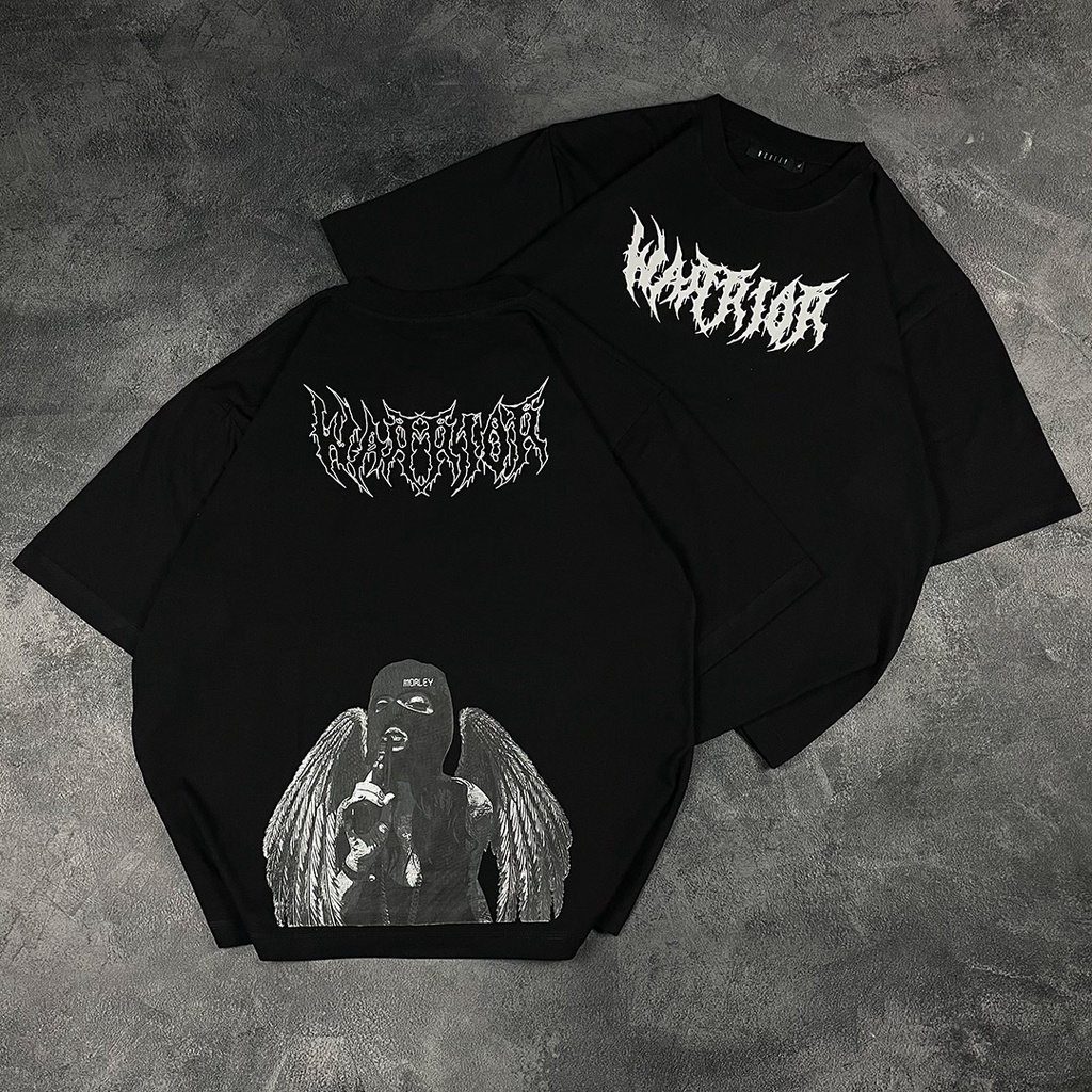 Oversize T-Shirt &quot; RESRRECTION &amp; WARIOR &quot;