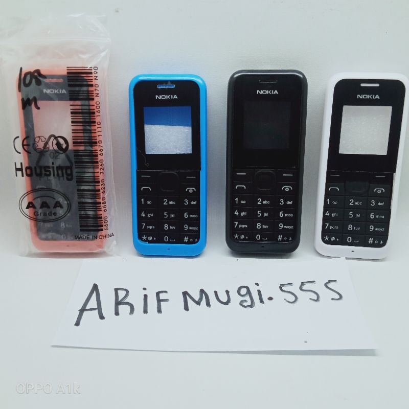 Kesing Casing Housing Nokia N105 105 Depan Belakang Microsoft