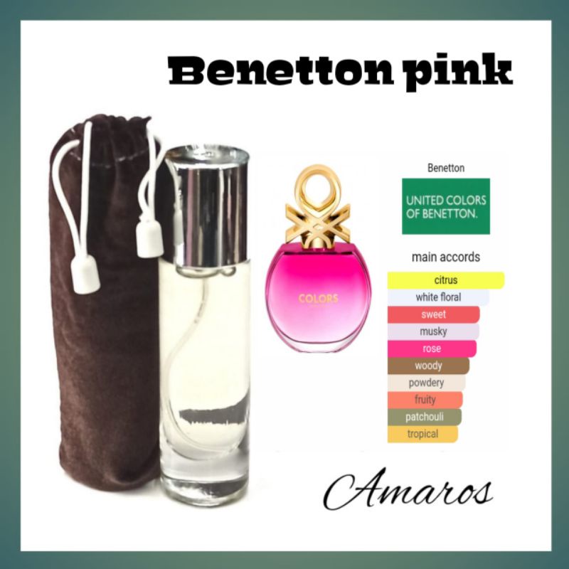 Benetton Pink Parfum Pria Wanita Terlaris Awet Tahan Lama Best Seller Bisa COD