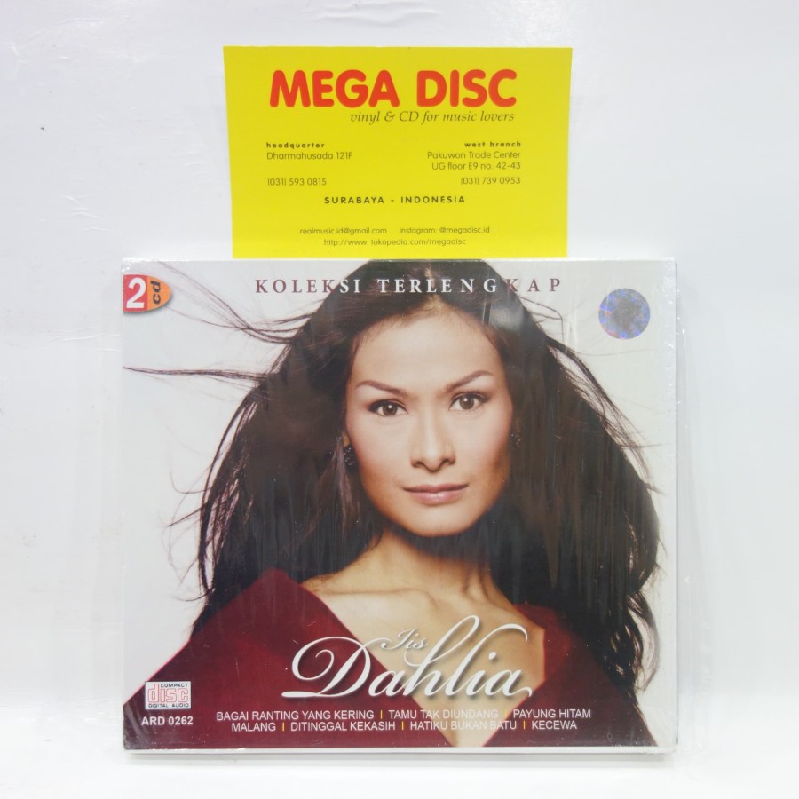 CD Iis Dahlia - Koleksi Terlengkap 2CD Album Audio Lagu Musik Dangdut Indonesia