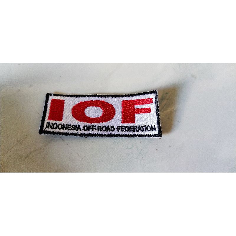 emblem patch bordir iof