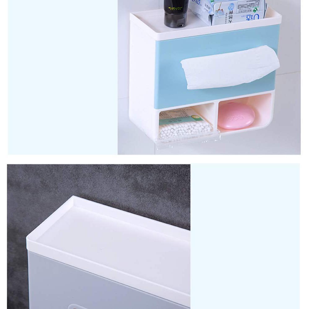 IKILOSHOP TSX01 Tissue Self Box Drawner Kamar Mandi Tempat Sabun Shampoo