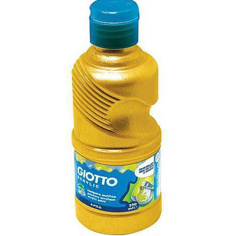 

Ready Stok! Giotto Acrylic Paint Bottle 250 Ml Gold - Ref.533800 Terpercaya