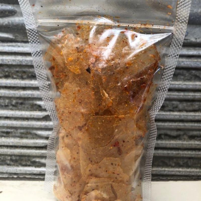 

kripik kaca full bumbu pedas dan kriyuk asli