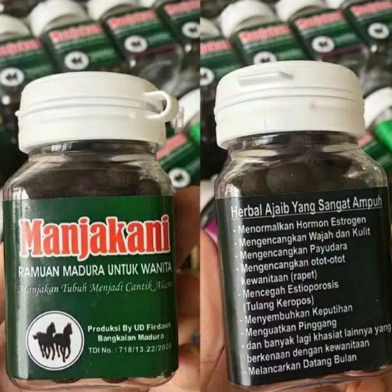 MANJAKANI Jamu Ramuan Madura Untuk Wanita