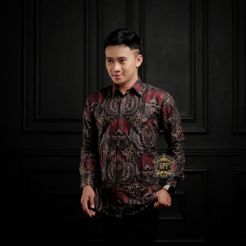 [bisa cod] kemeja batik millenial sogan