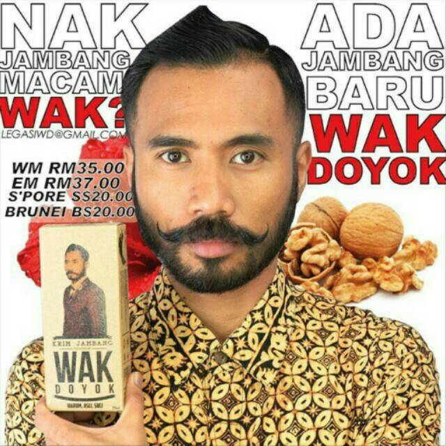 Krim Wak Doyok - Penumbuh Jambang, Kumis & Rambut 100% ORIGINAL