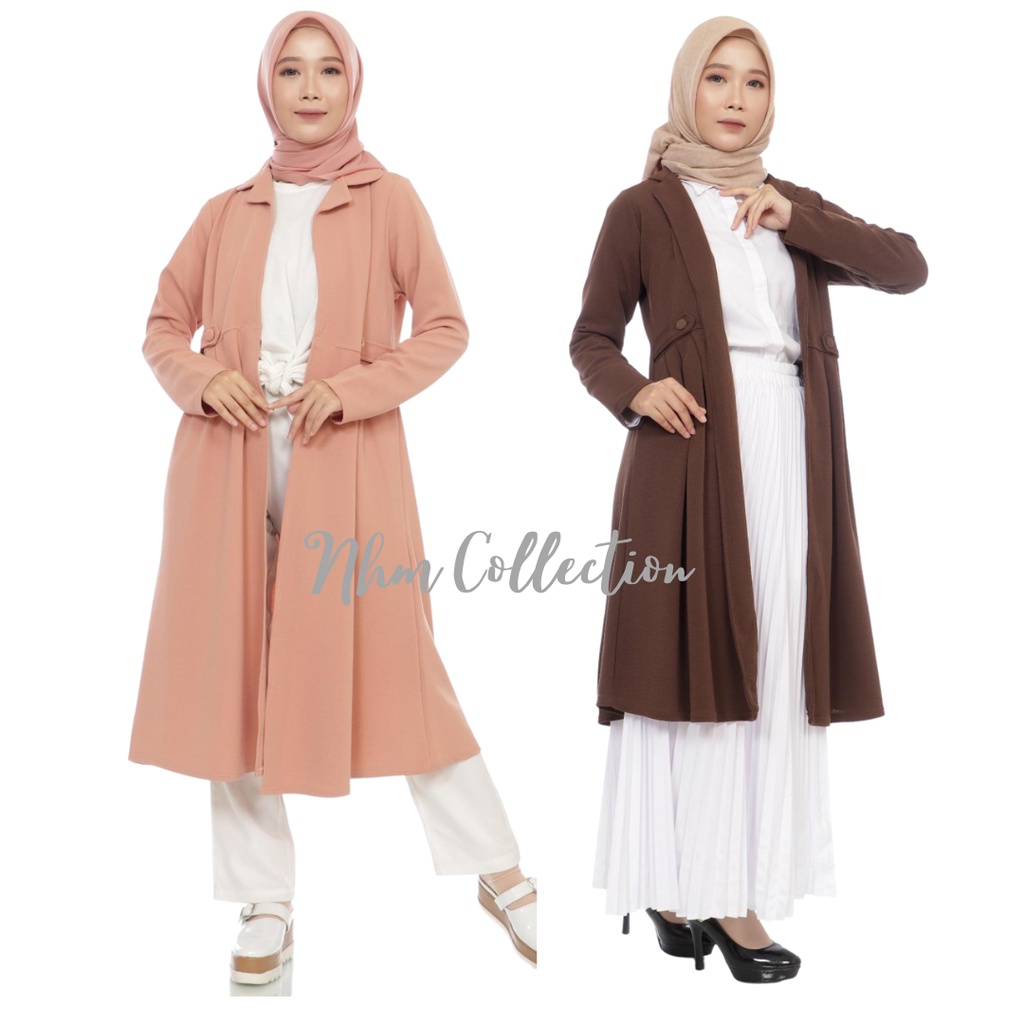 Cardigan Wanita Outer Tunik Cardigan Lorenzo Outer Murah Nhm