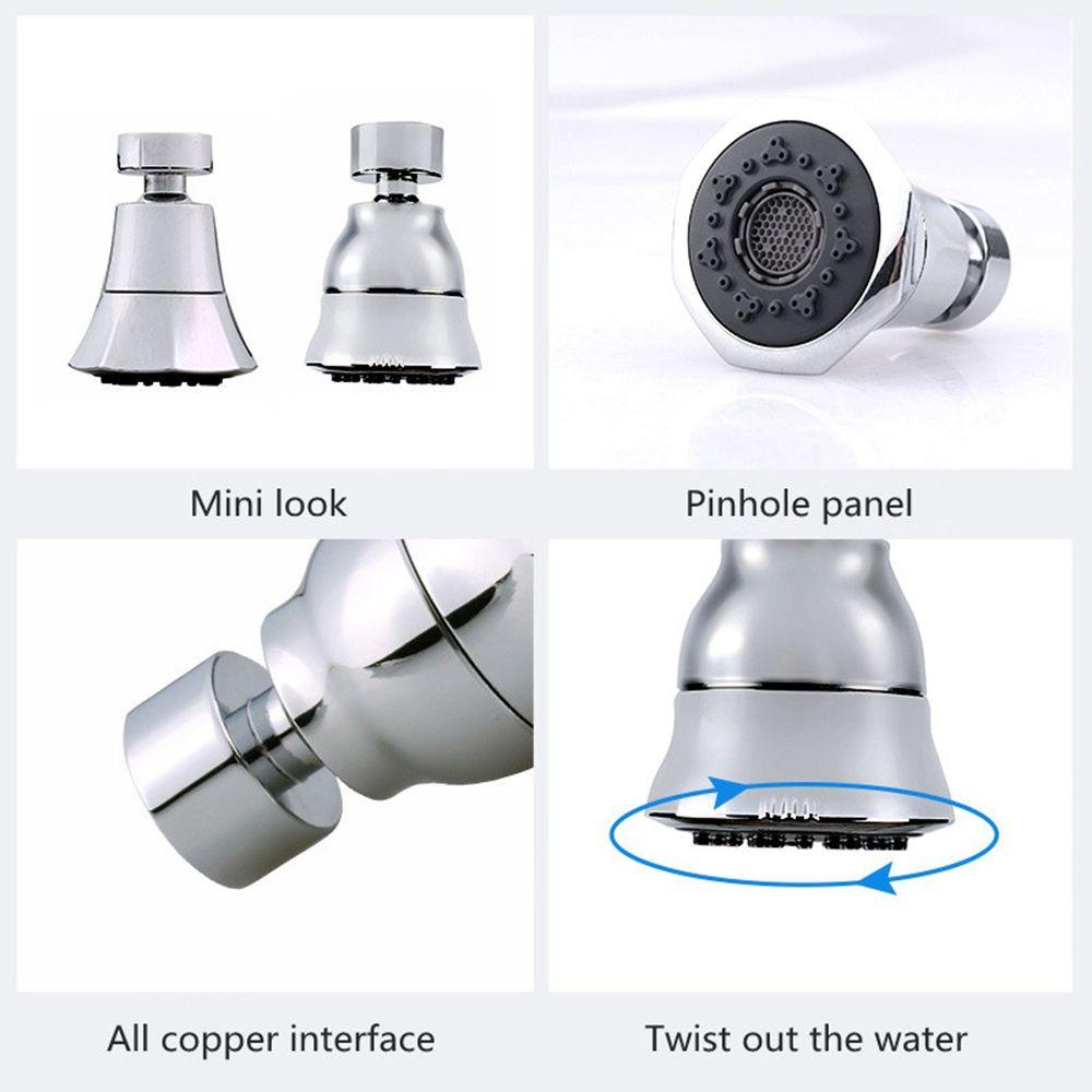 Lanfy Keran Air Bebas Tekuk 360derajat Nozzle Dapur Kamar Mandi Aerator Aksesoris Dapur Sink Faucet Sprayer