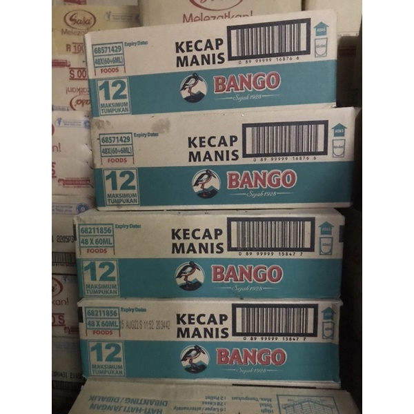 

〖Kecap Manis Bango 60ml | 1 Dus - 48 pcs〗