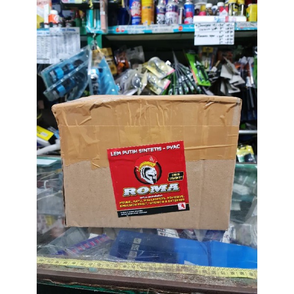 

Lem putih / lem racol / lem PVAC merk ROMA 5 KG