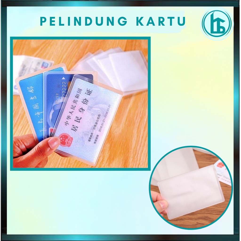 

Plastik Pelindung Kartu Cover Pelastik Card Ktp Sim Npwp Bpjs Atm Kartu Nama Warna Transparant Anti Lengket