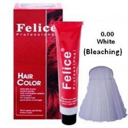 Felice Professional Hair Color 0.00 (White) / Pewarna Rambut