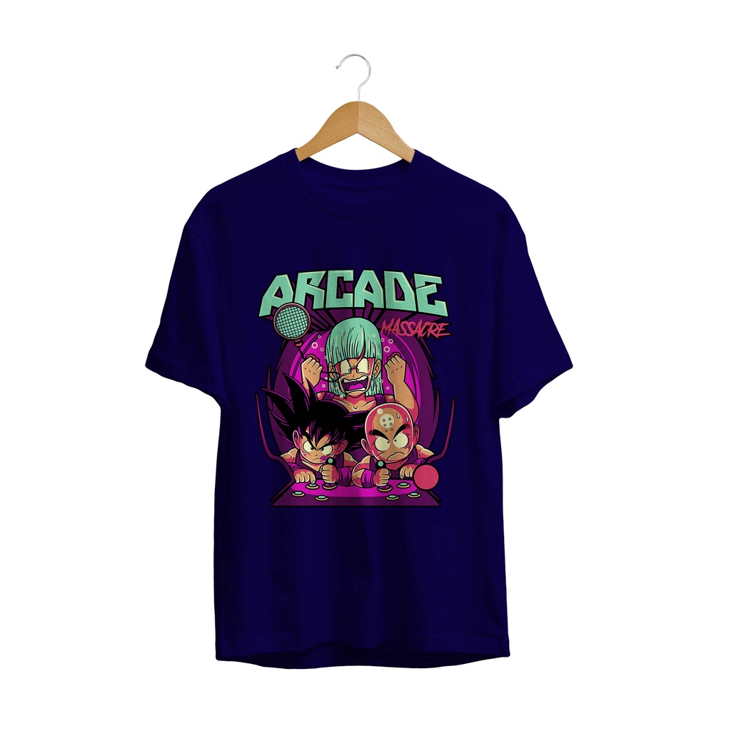 T-SHIRT KAOS ANIME DRAGON BALL / T-SHIRT ARCADE MASSACRE PREMIUM QUALITY