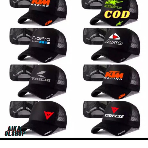 Snapback Topi Trucker Dewasa / Topi Trucker Racing / Topi Keren / Topi Murah