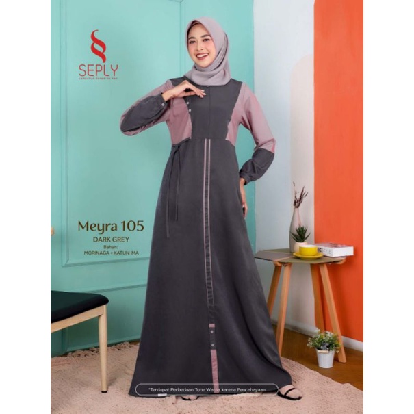 GAMIS SEPLY MEYRA 105 BLACK DARK GREY PLUM