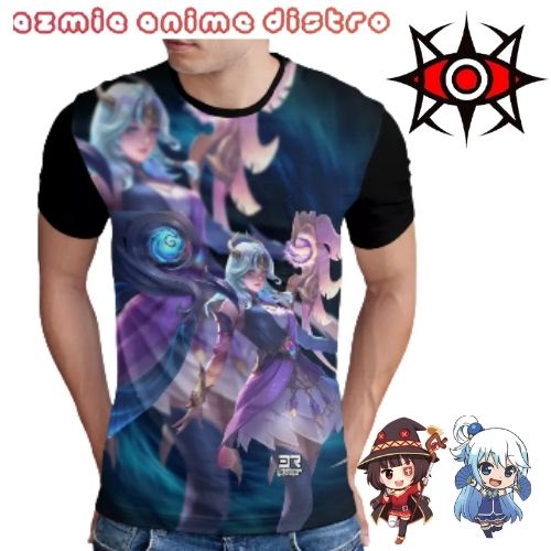 kaos printing anime Game Mobile Legend Lunox Down Revelation