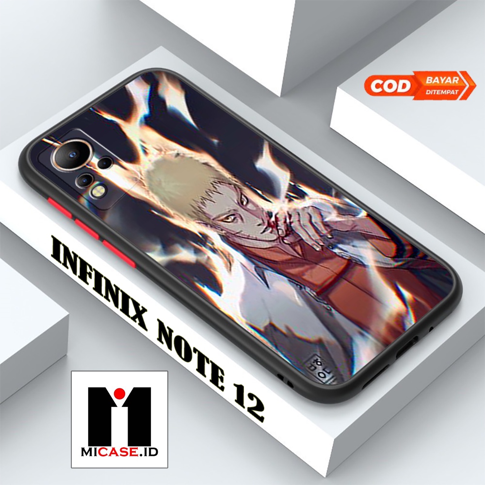 Case INFINIX NOTE 12 - Casing INFINIX NOTE 12 Fashion Case Terbaru 2022 MI.CASE [ NARUTO ] Soft Case