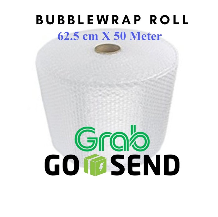 

PLASTIK BUBBLEWRAP 50 Meter x 62,5 Cm Bubble Wrap Roll - Putih