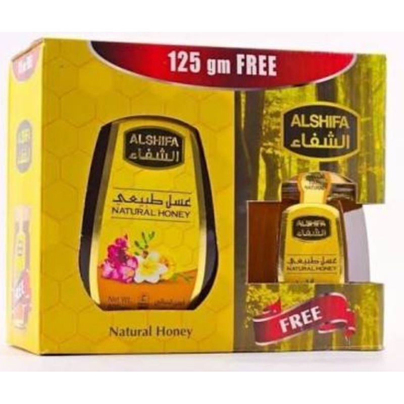 

Madu ALSHIFA Natural honey kemasan promo 500 gr free 125 gr gratis, best seller