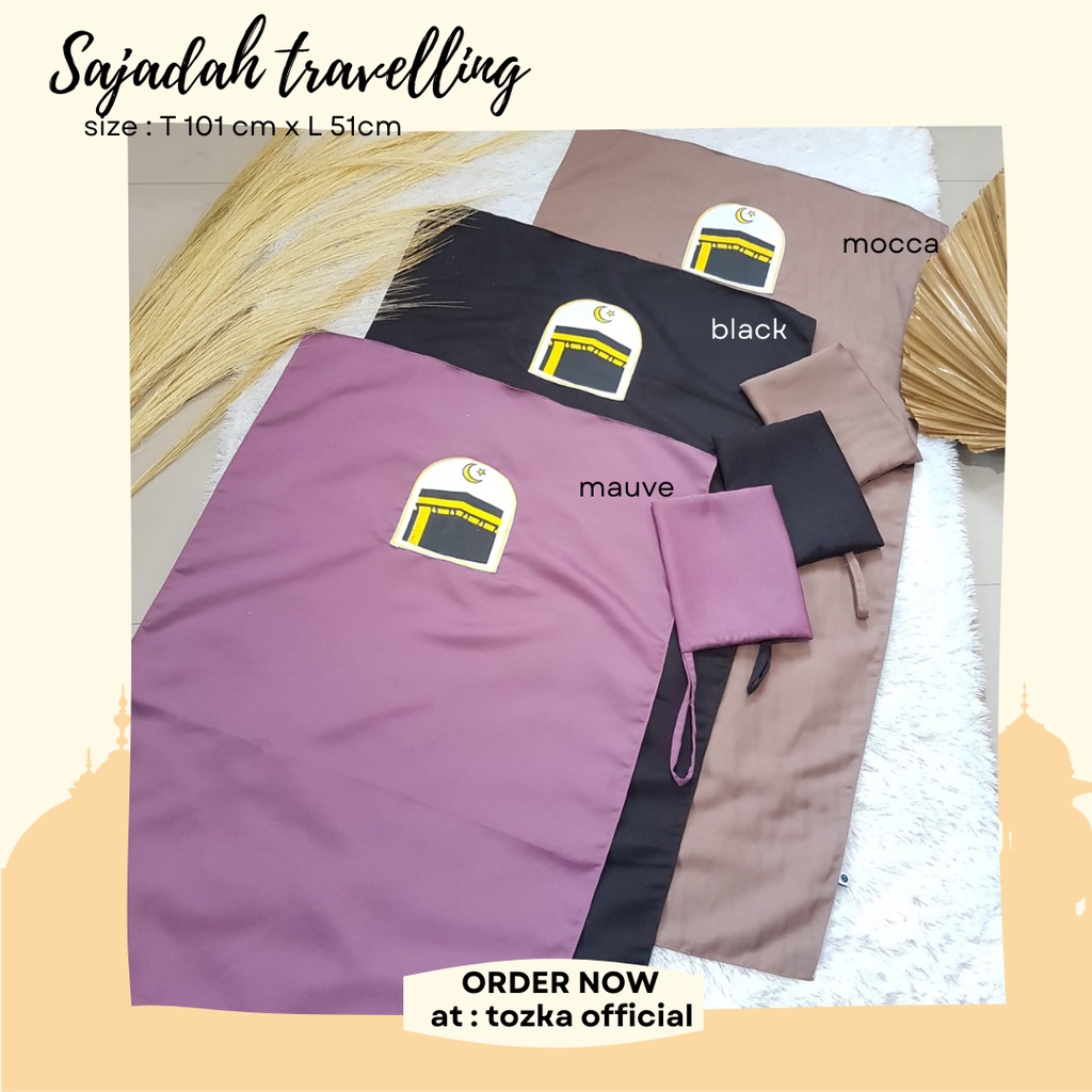 [Tozka] Sajadah travelling I Sajadah pocket I Sajadah kantong I free pouch