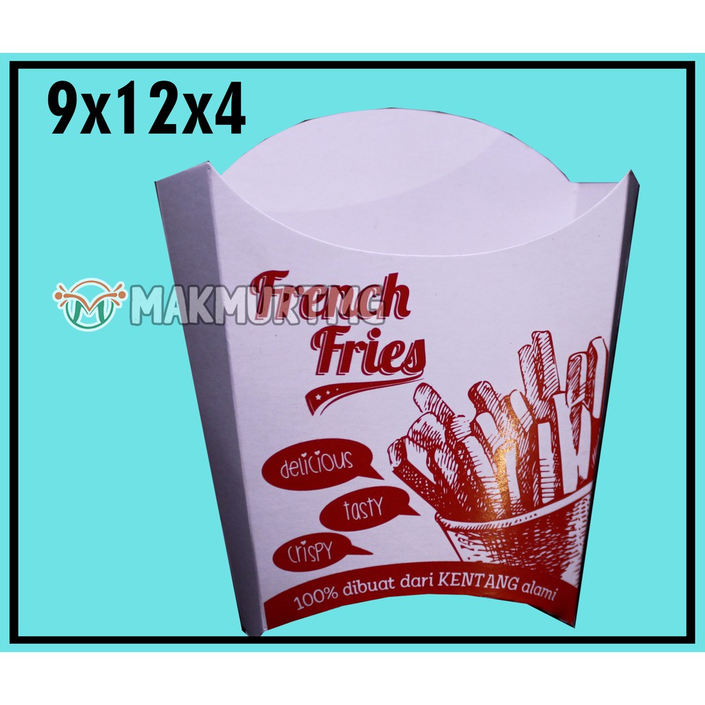 

Dus French Fries, Kotak French Fries, Box French Fries 9X12X4